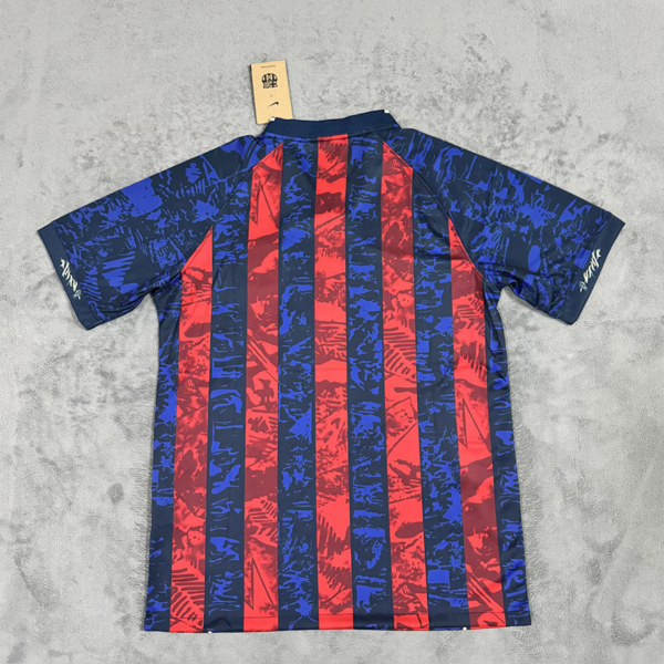 2526 Barcelona special version red and blue S-4XL - Image 2