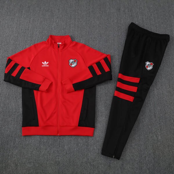 2526 River plate long zipper  red training kit S-XXL - Image 8