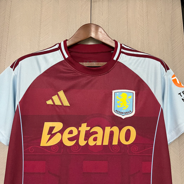 Aston Villa 2025/26 Home Jersey S-XXL - Image 6