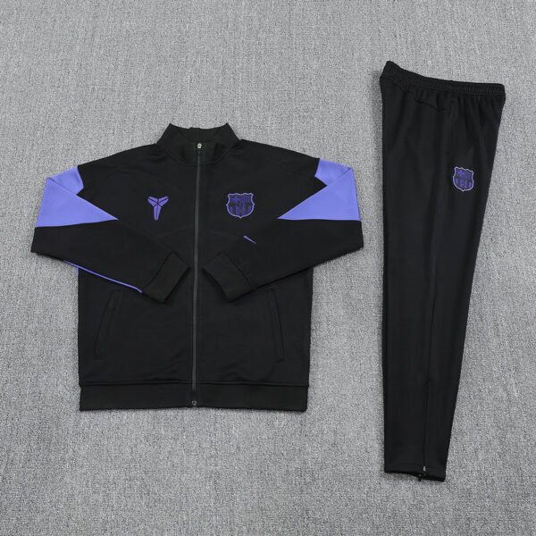 2526 barcelona long zipper  purple black kit S-XXL - Image 6