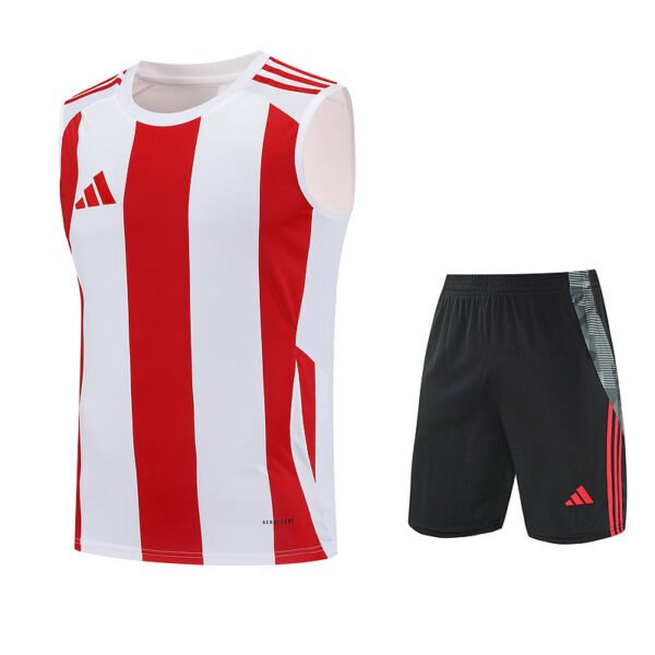 2526 adidas casual training red and white vest S-XXL