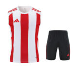 2526 adidas casual training red and white vest S-XXL - Imagem 3