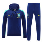 2526 Brazil sapphire Hooded sweatshirt suit S-2XL - Imagem 2