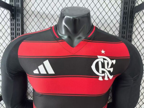 2526 Flamengo home Long Sleeves player version jerseys S-4XL - Image 5