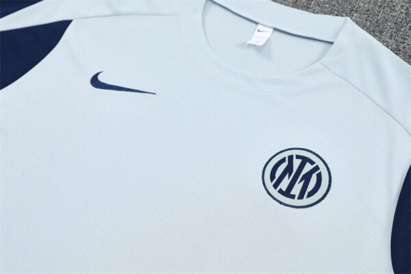 2526 Inter milan light grey short kit S-2XL - Image 3