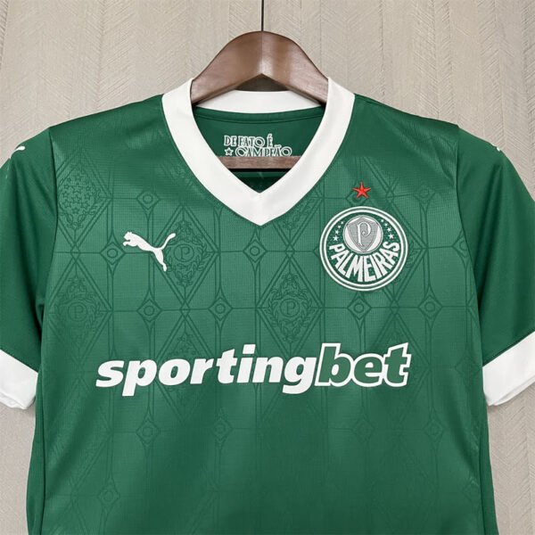 25∕26 Women Palmeiras Home jersey S-XXL - Image 4