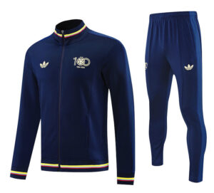 2526 Colombia  long zipper 100 anniversary deep blue kit S-XXL