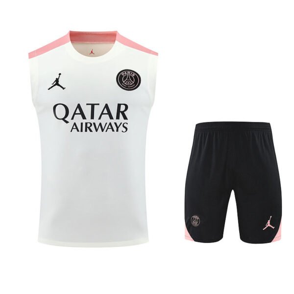 2526 PSG training suit  wite  vest S-XXL - Image 2