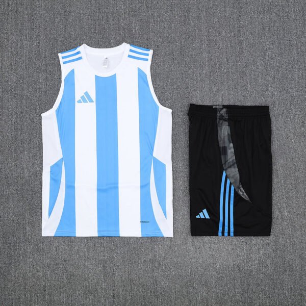 2526 adidas casual training blue and white vest S- XXL - Image 4