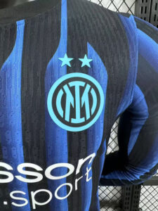 Inter Milan 2025/26 Home Jersey Player Long Sleeves S-2XL - Imagem 3