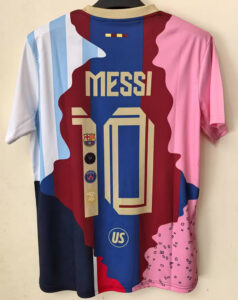 2526 Barcelona Argentina  Miami  Messi -10 S-2XL - Imagem 2