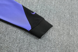 2526 barcelona long zipper  purple black kit S-XXL - Imagem 5