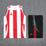 2526 adidas casual training red and white vest S-XXL - Imagem 6