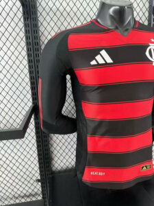 2526 Flamengo home Long Sleeves player version jerseys S-4XL - Imagem 9