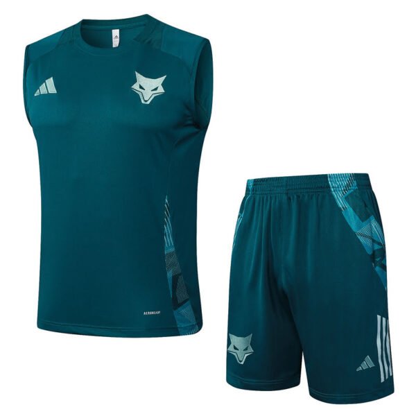 D1251  2526 Cruzeiro Light Blue Green Vest training kit S-2XL - Image 2