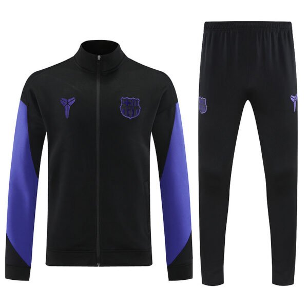 2526 barcelona long zipper  purple black kit S-XXL - Image 2