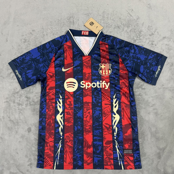 2526 Barcelona special version red and blue S-4XL
