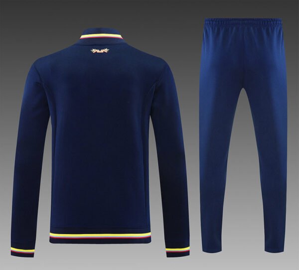 2526 Colombia  long zipper 100 anniversary deep blue kit S-XXL - Image 2