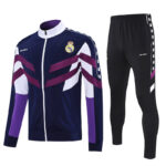 2526 Real madrid long zipper purple blue kit S-XXL