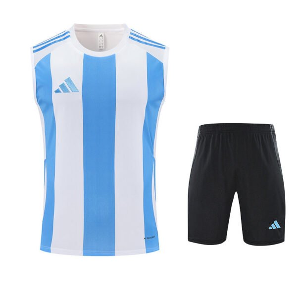 2526 adidas casual training blue and white vest S- XXL - Image 5