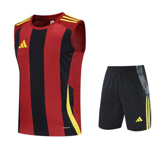 2526 adidas casual training black and red vest S- XXL