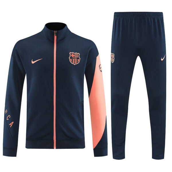 2526 barcelona long zipper black pink kit S-XXL - Image 2