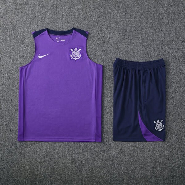 D1288 2025/26 Corinthians purple kit Vest S-2XL - Image 6