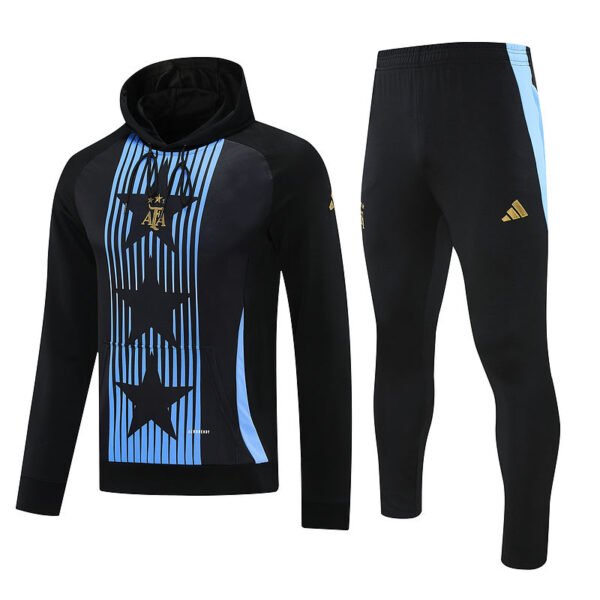 2526 Argentina  balck with cap kit S-XXL