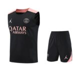2526 PSG training suit  balck vest S-XXL