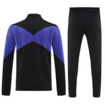 2526 barcelona long zipper  purple black kit S-XXL - Imagem 3