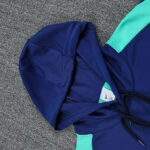 2526 Brazil sapphire Hooded sweatshirt suit S-2XL - Imagem 4