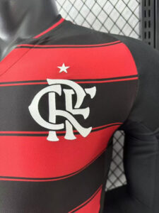 2526 Flamengo home Long Sleeves player version jerseys S-4XL - Imagem 4