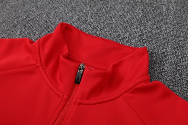 2526 River plate long zipper  red training kit S-XXL - Image 3