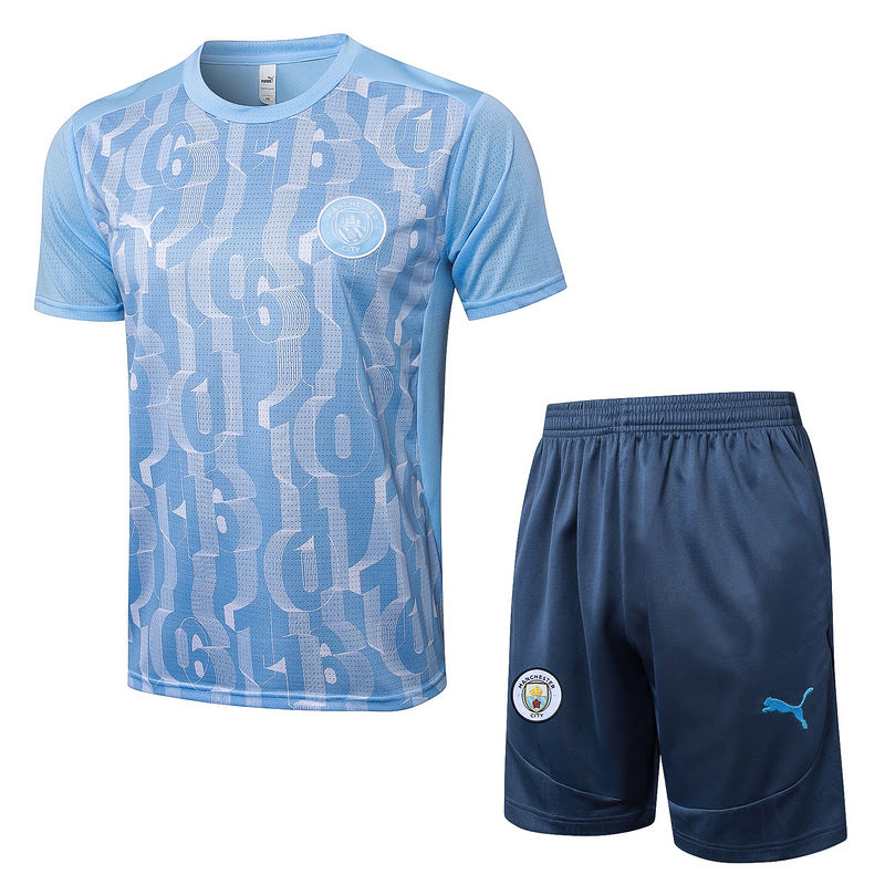 zccyfpbiiaz.jpg D1266 2425 Manchester city light blue taining suit S-XXL - Imagem 1