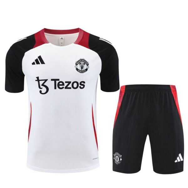 2526 Manchester united white taining suit S-XXL - Image 2