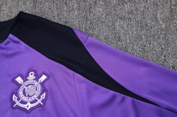2425 Corinthians purple training suit half zipper kit Size S-XXL - Image 6