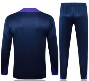 2425 Corinthians half zipper black kit S-XXL - Imagem 2